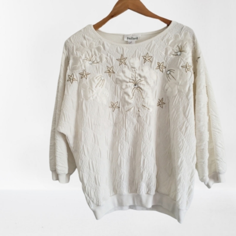 Rafael vintage star embroidered sweater